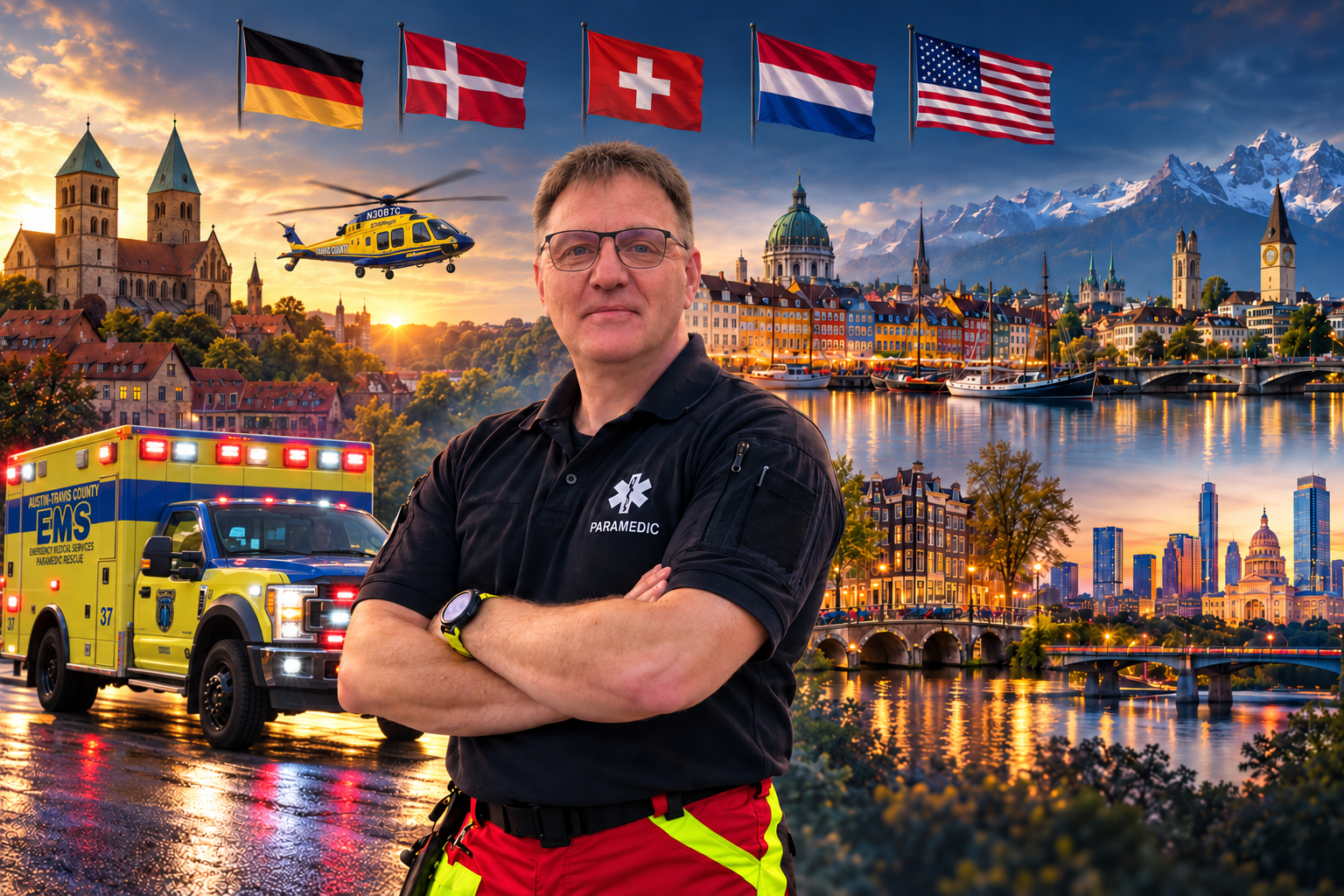 Maik Kipry als Notfallsanitäter und Paramedic